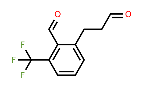 1805905-24-1 | 2-(3-Oxopropyl)-6-(trifluoromethyl)benzaldehyde