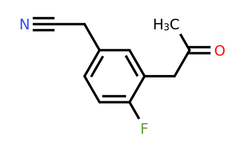 1805905-82-1 | 4-Fluoro-3-(2-oxopropyl)phenylacetonitrile