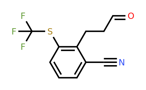 1805907-04-3 | 2-(3-Oxopropyl)-3-(trifluoromethylthio)benzonitrile
