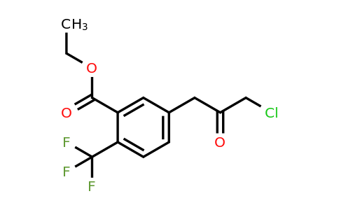 1805909-05-0 | Ethyl 5-(3-chloro-2-oxopropyl)-2-(trifluoromethyl)benzoate