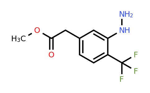 1805909-07-2 | Methyl 3-hydrazinyl-4-(trifluoromethyl)phenylacetate