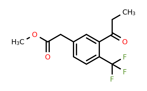1805909-28-7 | Methyl 3-propionyl-4-(trifluoromethyl)phenylacetate