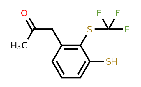 1805909-33-4 | 3-(2-Oxopropyl)-2-(trifluoromethylthio)thiophenol