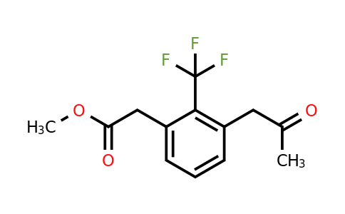 1805909-42-5 | Methyl 3-(2-oxopropyl)-2-(trifluoromethyl)phenylacetate