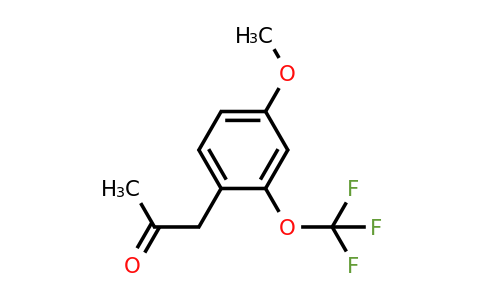 1805909-66-3 | 4-(2-Oxopropyl)-3-(trifluoromethoxy)anisole