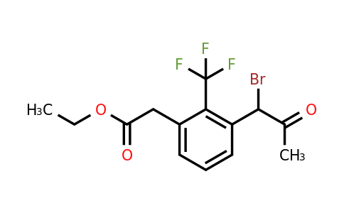 1805909-76-5 | Ethyl 3-(1-bromo-2-oxopropyl)-2-(trifluoromethyl)phenylacetate