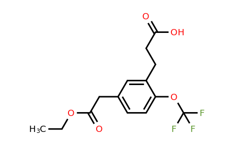 1805909-83-4 | Ethyl 3-(2-carboxyethyl)-4-(trifluoromethoxy)phenylacetate