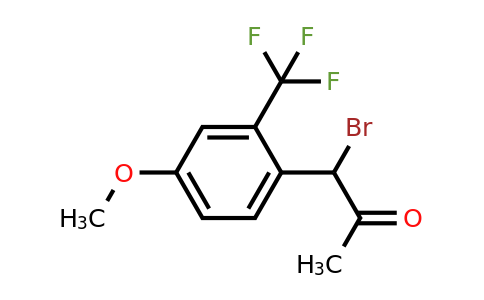 1805909-84-5 | 4-(1-Bromo-2-oxopropyl)-3-(trifluoromethyl)anisole