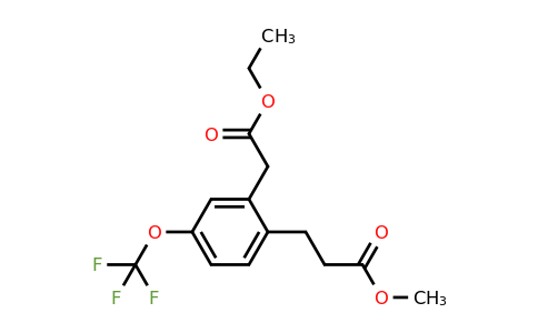 1805909-86-7 | Ethyl 2-(3-methoxy-3-oxopropyl)-5-(trifluoromethoxy)phenylacetate