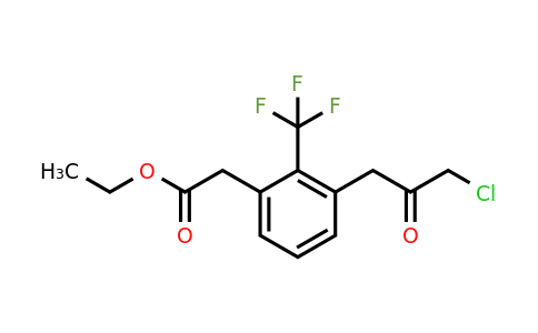 1805909-89-0 | Ethyl 3-(3-chloro-2-oxopropyl)-2-(trifluoromethyl)phenylacetate