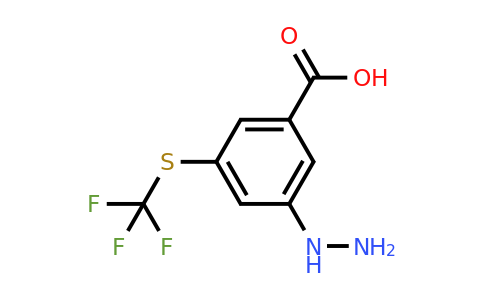 1805909-94-7 | 3-Hydrazinyl-5-(trifluoromethylthio)benzoic acid
