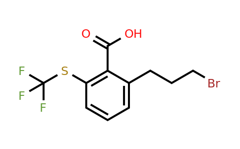 1805910-03-5 | 2-(3-Bromopropyl)-6-(trifluoromethylthio)benzoic acid