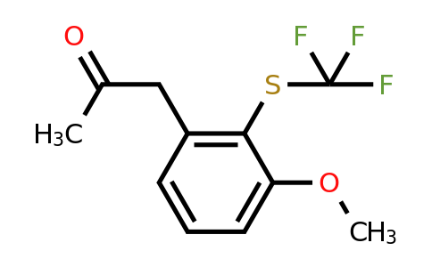 1805910-13-7 | 3-(2-Oxopropyl)-2-(trifluoromethylthio)anisole