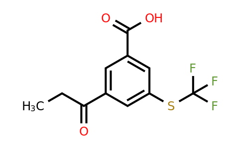 1805910-17-1 | 3-Propionyl-5-(trifluoromethylthio)benzoic acid