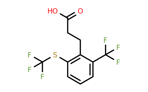 1805910-18-2 | 3-(2-(Trifluoromethyl)-6-(trifluoromethylthio)phenyl)propanoic acid