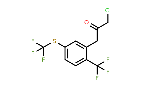 1805910-64-8 | 1-Chloro-3-(2-(trifluoromethyl)-5-(trifluoromethylthio)phenyl)propan-2-one