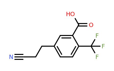 1805910-90-0 | 5-(2-Cyanoethyl)-2-(trifluoromethyl)benzoic acid