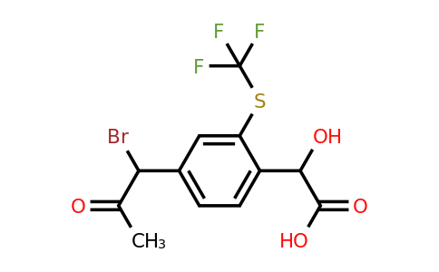 1805911-12-9 | 4-(1-Bromo-2-oxopropyl)-2-(trifluoromethylthio)mandelic acid