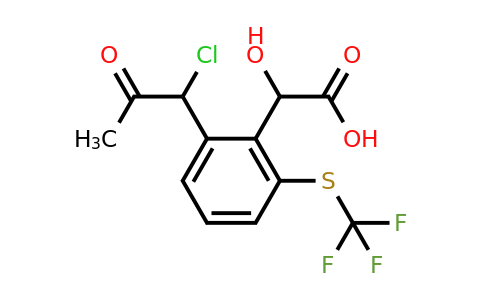 1805911-17-4 | 2-(1-Chloro-2-oxopropyl)-6-(trifluoromethylthio)mandelic acid