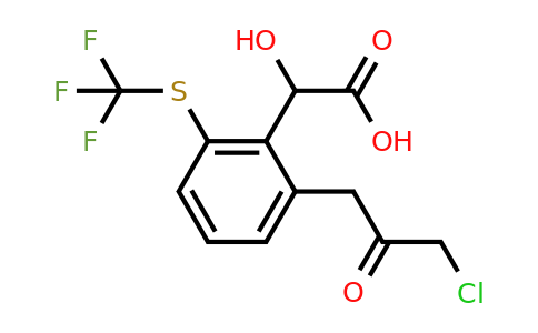 1805911-21-0 | 2-(3-Chloro-2-oxopropyl)-6-(trifluoromethylthio)mandelic acid
