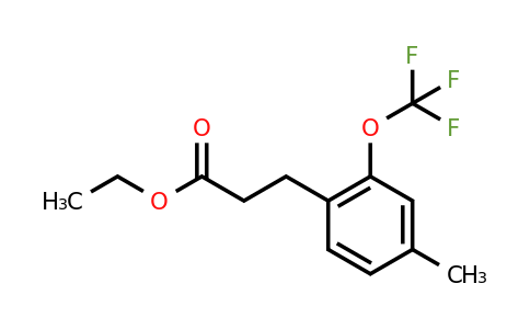 1805911-26-5 | Ethyl 3-(4-methyl-2-(trifluoromethoxy)phenyl)propanoate