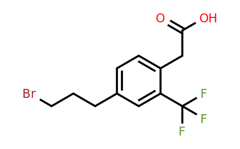 1805911-27-6 | 4-(3-Bromopropyl)-2-(trifluoromethyl)phenylacetic acid
