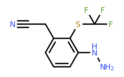 1805911-29-8 | 3-Hydrazinyl-2-(trifluoromethylthio)phenylacetonitrile