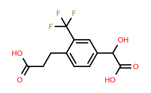 1805911-73-2 | 4-(2-Carboxyethyl)-3-(trifluoromethyl)mandelic acid