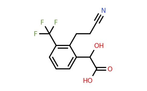 1805911-84-5 | 2-(2-Cyanoethyl)-3-(trifluoromethyl)mandelic acid