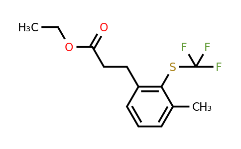 1805911-90-3 | Ethyl 3-(3-methyl-2-(trifluoromethylthio)phenyl)propanoate