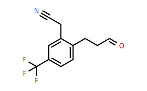 1805912-29-1 | 2-(3-Oxopropyl)-5-(trifluoromethyl)phenylacetonitrile