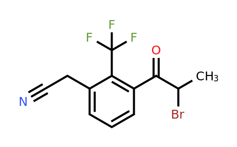 1805912-37-1 | 3-(2-Bromopropanoyl)-2-(trifluoromethyl)phenylacetonitrile