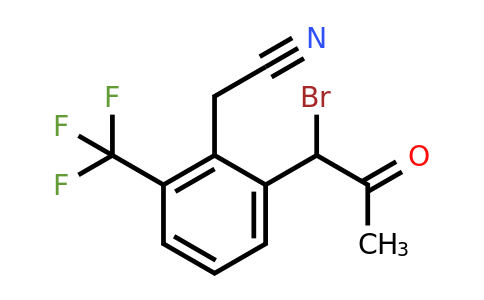 1805912-57-5 | 2-(1-Bromo-2-oxopropyl)-6-(trifluoromethyl)phenylacetonitrile