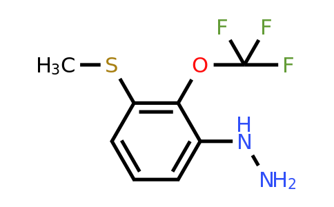 1805912-68-8 | 1-(3-(Methylthio)-2-(trifluoromethoxy)phenyl)hydrazine