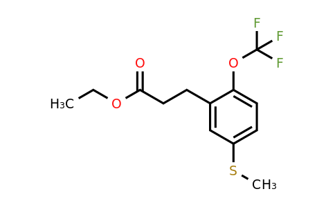 1805912-83-7 | Ethyl 3-(5-(methylthio)-2-(trifluoromethoxy)phenyl)propanoate