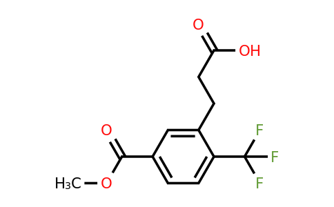 1805912-87-1 | Methyl 3-(2-carboxyethyl)-4-(trifluoromethyl)benzoate