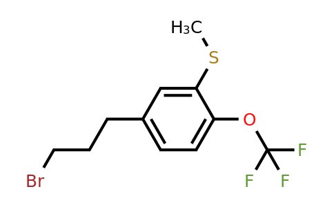 1805913-17-0 | 5-(3-Bromopropyl)-2-(trifluoromethoxy)thianisole