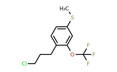 1805913-32-9 | 4-(3-Chloropropyl)-3-(trifluoromethoxy)thianisole