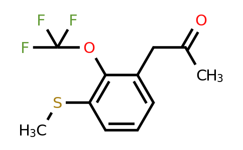1-(3-(Methylthio)-2-(trifluoromethoxy)phenyl)propan-2-one