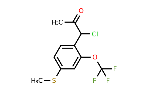 1805913-82-9 | 1-Chloro-1-(4-(methylthio)-2-(trifluoromethoxy)phenyl)propan-2-one