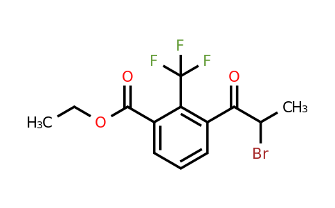 1805914-19-5 | Ethyl 3-(2-bromopropanoyl)-2-(trifluoromethyl)benzoate