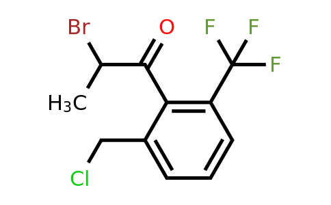 1805914-77-5 | 2-Bromo-1-(2-(chloromethyl)-6-(trifluoromethyl)phenyl)propan-1-one