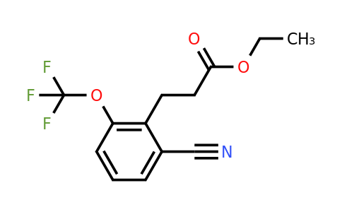 1805915-76-7 | Ethyl 3-(2-cyano-6-(trifluoromethoxy)phenyl)propanoate