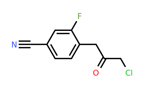 1805916-12-4 | 4-(3-Chloro-2-oxopropyl)-3-fluorobenzonitrile