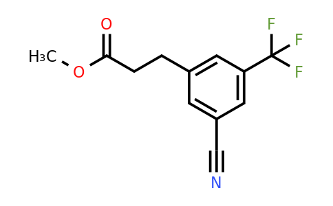 1805916-21-5 | Methyl 3-(3-cyano-5-(trifluoromethyl)phenyl)propanoate