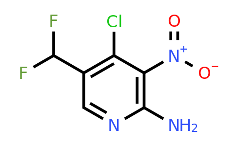 1805922-55-7 | 2-Amino-4-chloro-5-(difluoromethyl)-3-nitropyridine