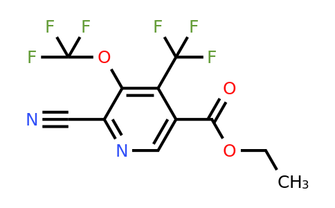 1805923-11-8 | Ethyl 2-cyano-3-(trifluoromethoxy)-4-(trifluoromethyl)pyridine-5-carboxylate