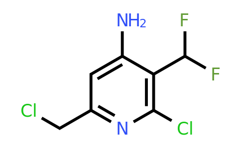 1805923-26-5 | 4-Amino-2-chloro-6-(chloromethyl)-3-(difluoromethyl)pyridine