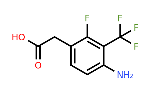 1805927-58-5 | 4-Amino-2-fluoro-3-(trifluoromethyl)phenylacetic acid