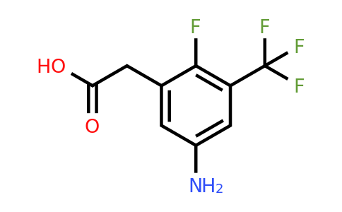 1805927-66-5 | 5-Amino-2-fluoro-3-(trifluoromethyl)phenylacetic acid